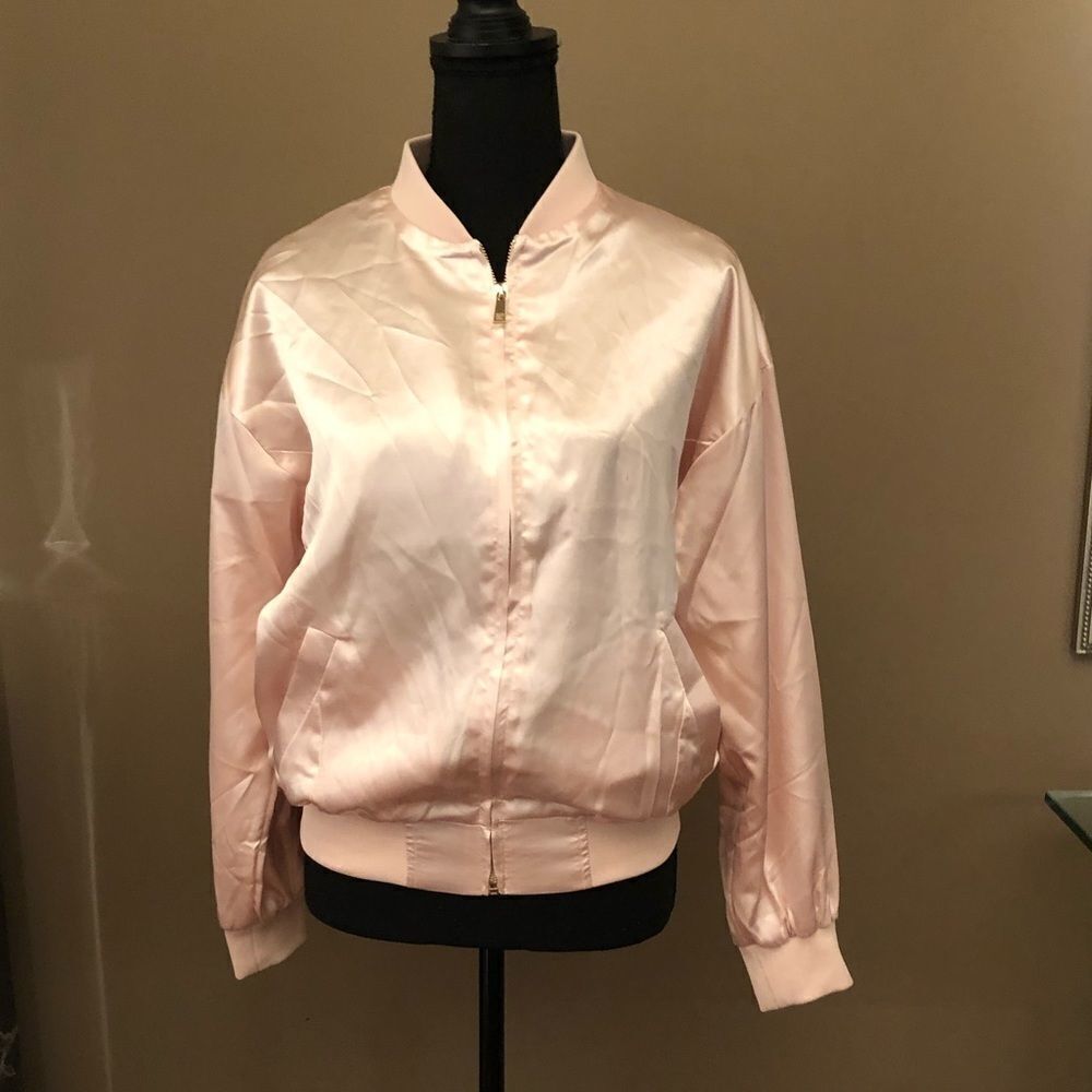 Forever21 Pink Bomber Jacket